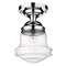 Z-Lite Vaughn 1 Light Flush Mount, Chrome And Clear Seedy 736F10-CH - alternate 5